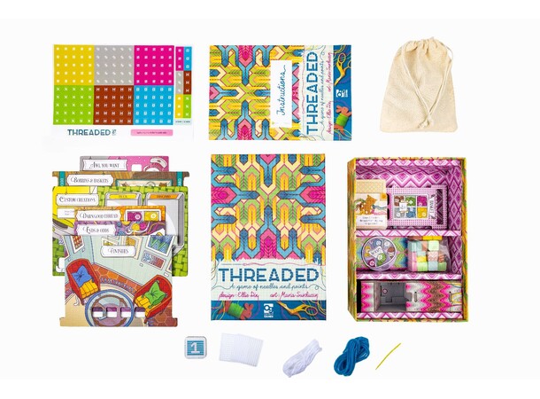 Threaded Brädspel lA Game Of Needle And Points 