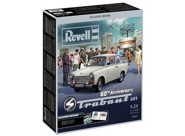 Trabant 601 60th Anniversary Revell 1:24 Byggesett 