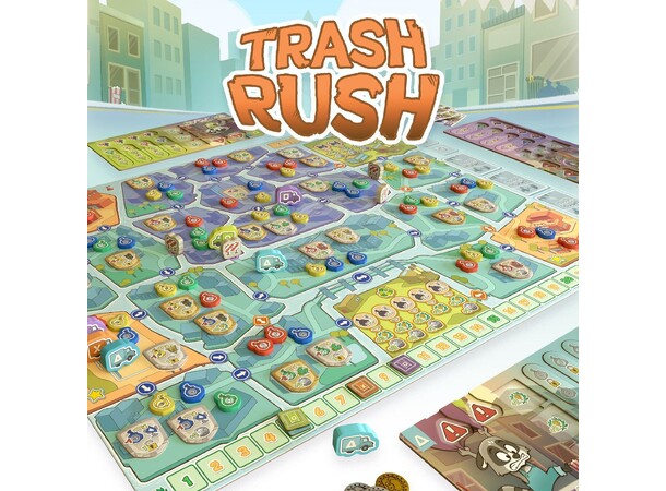 Trash Rush Brädspel 