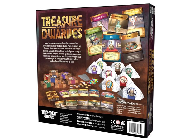 Treasure of the Dwarves Brettspill 