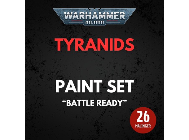Tyranids Paint Set Warhammer 40K - Battle Ready 