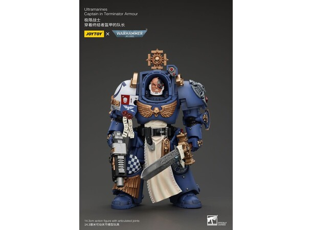 Ultramarines Captain Terminator Armour Warhammer 40K Action Figure