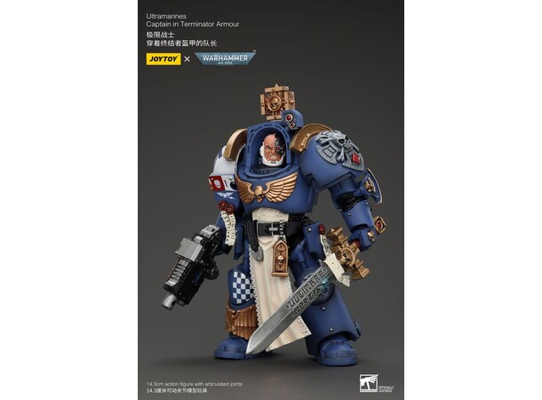 Ultramarines Captain Terminator Armour Warhammer 40K Action Figure 