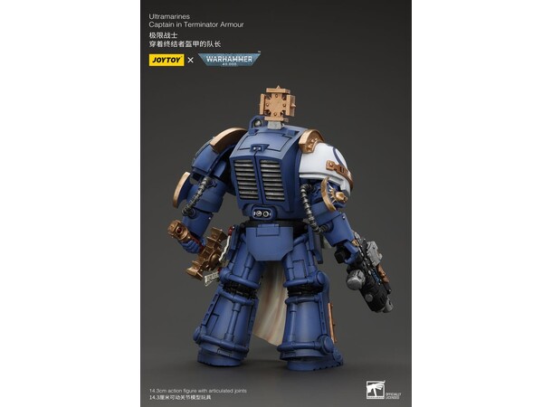 Ultramarines Captain Terminator Armour Warhammer 40K Action Figure 