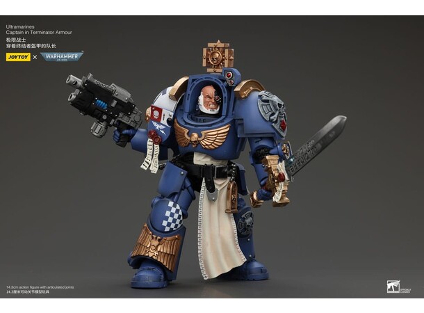 Ultramarines Captain Terminator Armour Warhammer 40K Action Figure