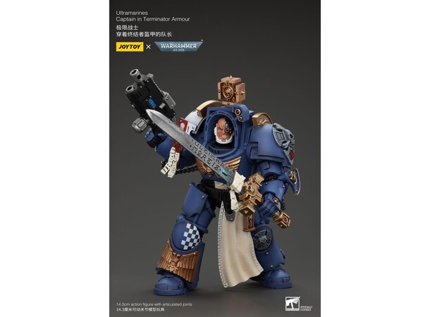 Ultramarines Captain Terminator Armour Warhammer 40K Action Figure