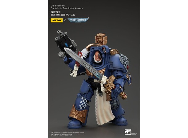 Ultramarines Captain Terminator Armour Warhammer 40K Action Figure 