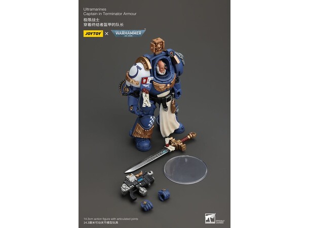 Ultramarines Captain Terminator Armour Warhammer 40K Action Figure 