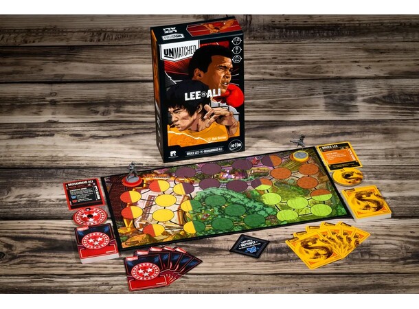 Unmatched Lee vs Ali Brettspill 