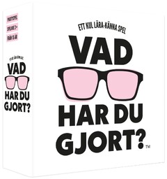 Vad har du gjort - SVENSK