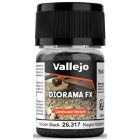 Vallejo Diorama FX Vulcan Black 0,1-2mm Landscape Texture - 35ml