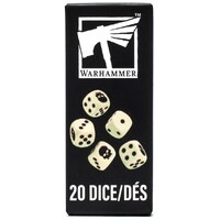 Warhammer Dice Bone - 20 st 