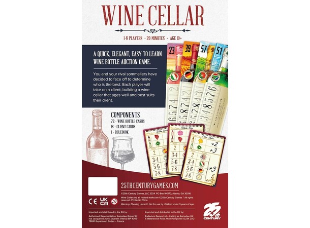 Wine Cellar Brettspill 