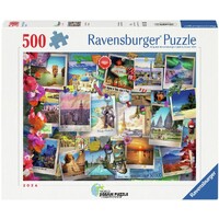 World Travel Pinboard 500 bitar Pussel Ravensburger Puzzle