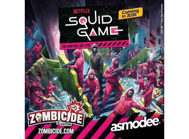Zombicide 2nd Ed Squid Game Expansion Expansion till Zombicide 