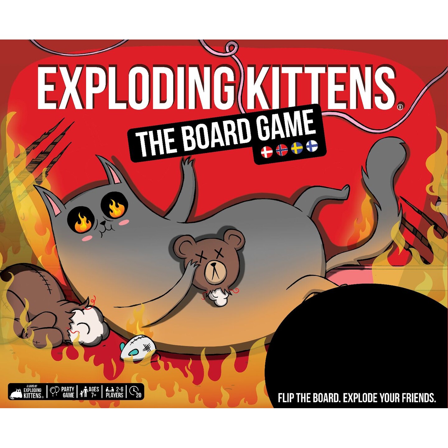 Exploding Kittens Board Game Brettspill Norsk utgave