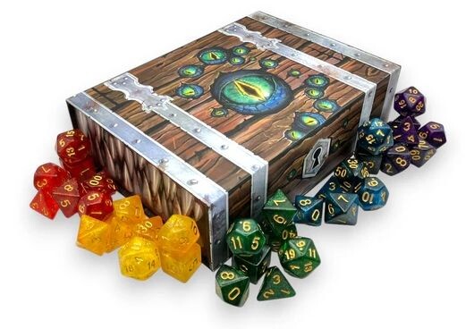 Mimic Chest and Treasure Dice Coll