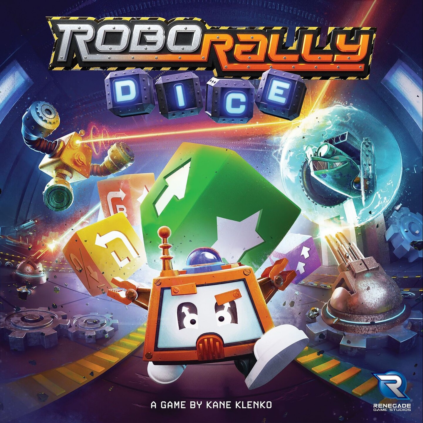 Robo Rally Dice Brettspill