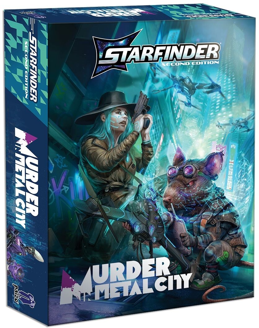 Starfinder RPG Murder in Metal City Deluxe Adventure Starter Box Set