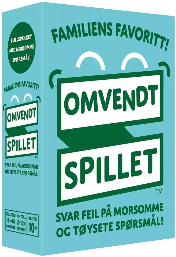 Omvendtspillet Familie Partyspill Norsk utgave