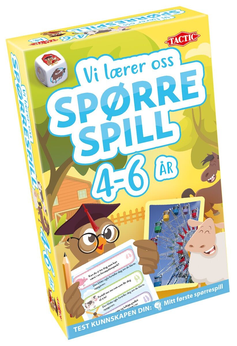 Spørrespill 4-6 år Lærespill Vi lærer oss - Norsk utgave
