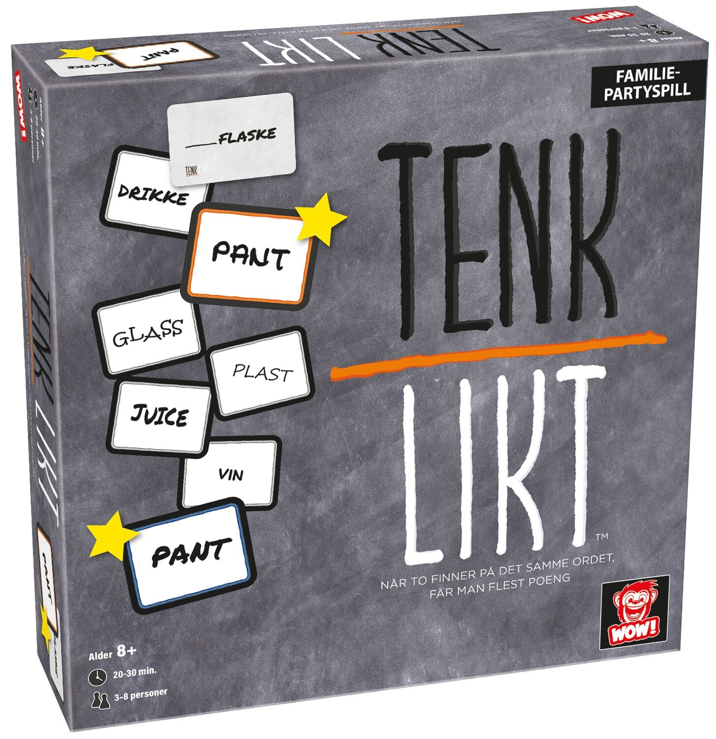 Tenk Likt Partyspill Norsk utgave