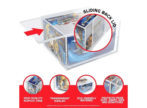 Acrylic Case Booster Box Evoretro 