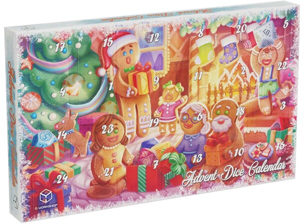Advent Dice Calendar Julekalender Q Workshops 