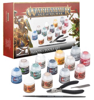 Age of Sigmar Paint and Tools Set Warhammer Age of Sigmar