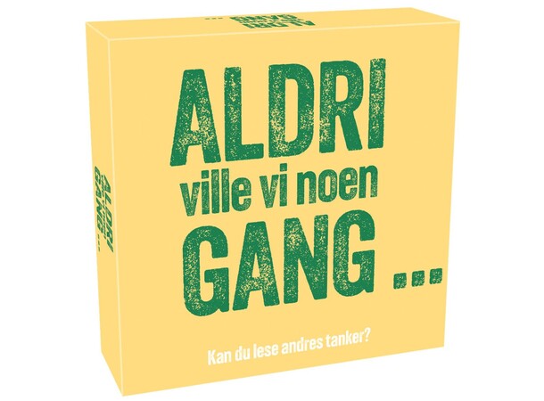 Aldri ville vi noen gang Partyspill Norsk utgave 