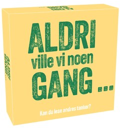 Aldri ville vi noen gang Partyspill Norsk utgave