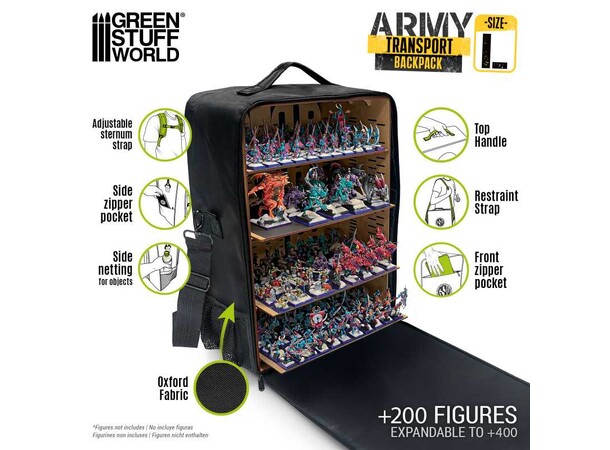 Army Transport Backpack - Large Green Stuff World 