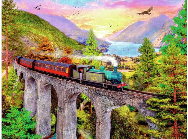 Autumn Viaduct 1500 biter Puslespill Ravensburger Puzzle 