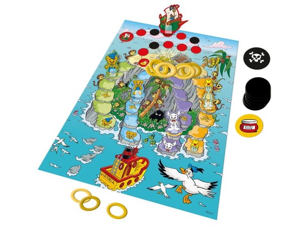 Bamse Sjörövarspelet Brädspel Svensk utgåva 