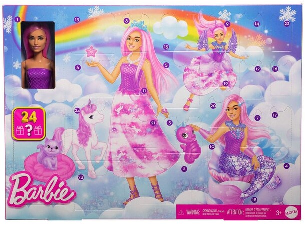 Barbie Julekalender Doll Fantasy - Advent Calendar 
