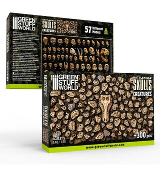 Battlefield Creature Skulls x300 Green Stuff World