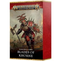 Blades of Khorne Warscroll Cards Warhammer Age of Sigmar