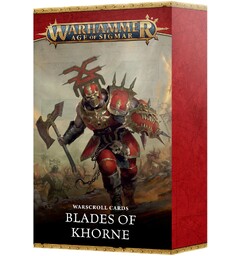 Blades of Khorne Warscroll Cards Warhammer Age of Sigmar