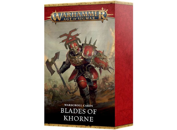 Blades of Khorne Warscroll Cards Warhammer Age of Sigmar 
