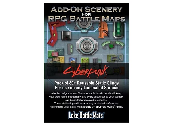 Book of Battlemats ADD-ON Cyberpunk 