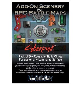 Book of Battlemats ADD-ON Cyberpunk