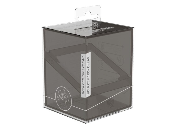 Boulder 100+ Clear Onyx Ultimate Guard Card Box 