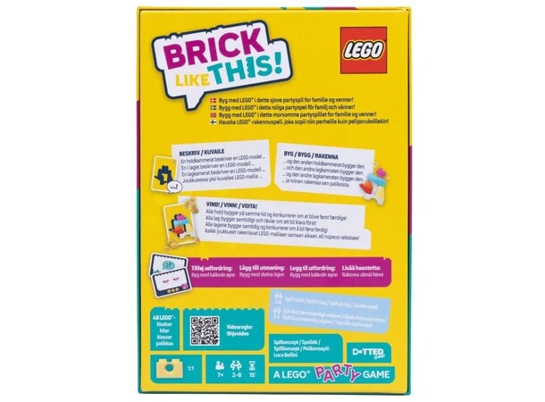 Brick Like This Brädspel Svensk Utgåva 