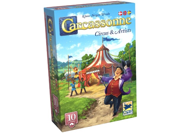 Carcassonne Circus & Artists Expansion Norsk utgave 