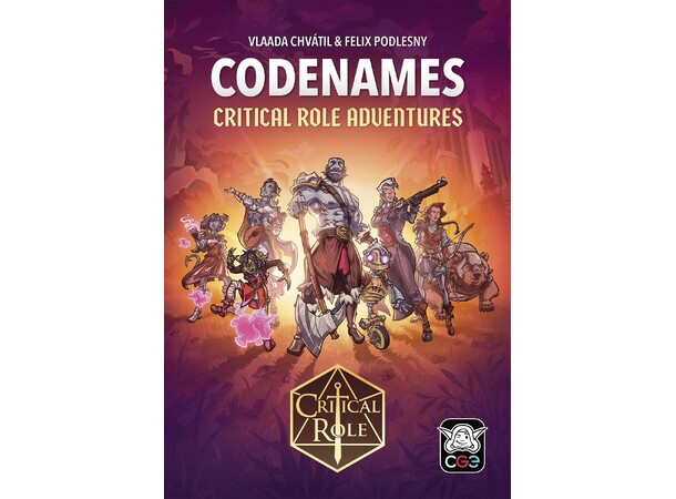 Codenames Critical Role Kortspill Critical Role Adventures 