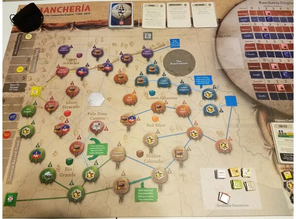 Comancheria Brettspill 2nd Printing 