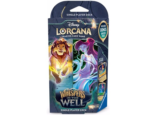 Disney Lorcana Whispers Well Starter #1 Whispers in the Well - Amber & Emerald 