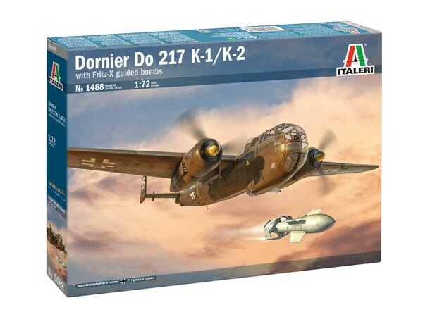 Dornier DO 217 K-1/K-2 Italeri 1:72 Byggesett 