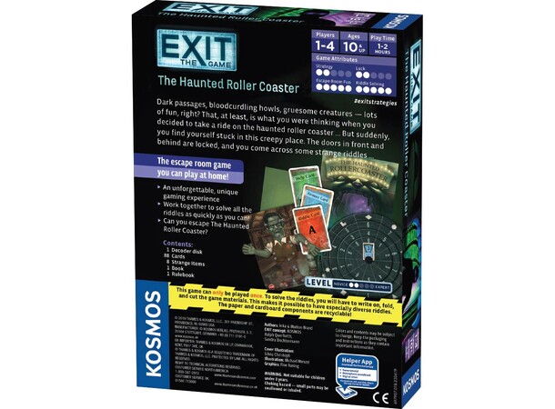 EXIT Haunted Roller Coaster Brettspill 