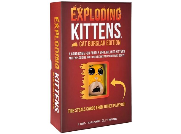 Exploding Kittens Cat Burglar Edition Kortspill 